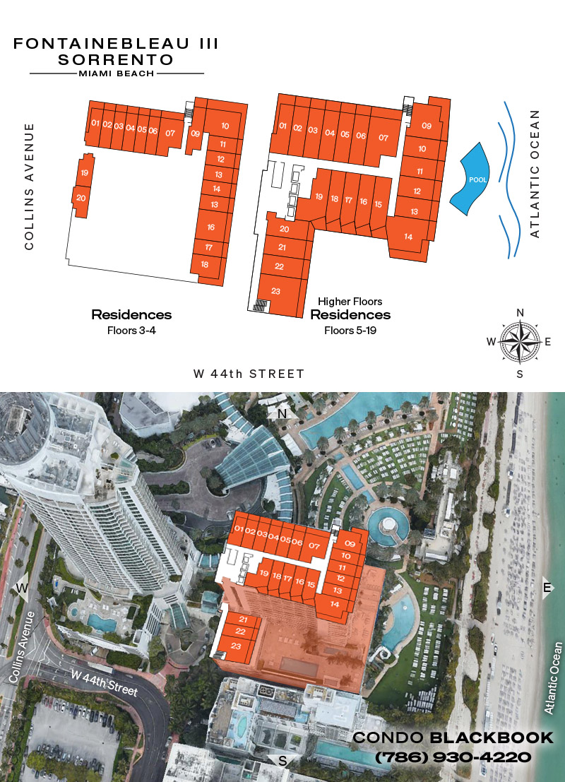 Fontainebleau III Sorrento Floor Plans