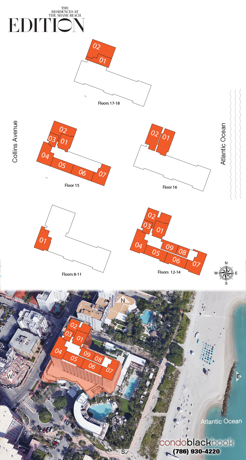 The Residences At The Miami Beach Edition Floor Plans