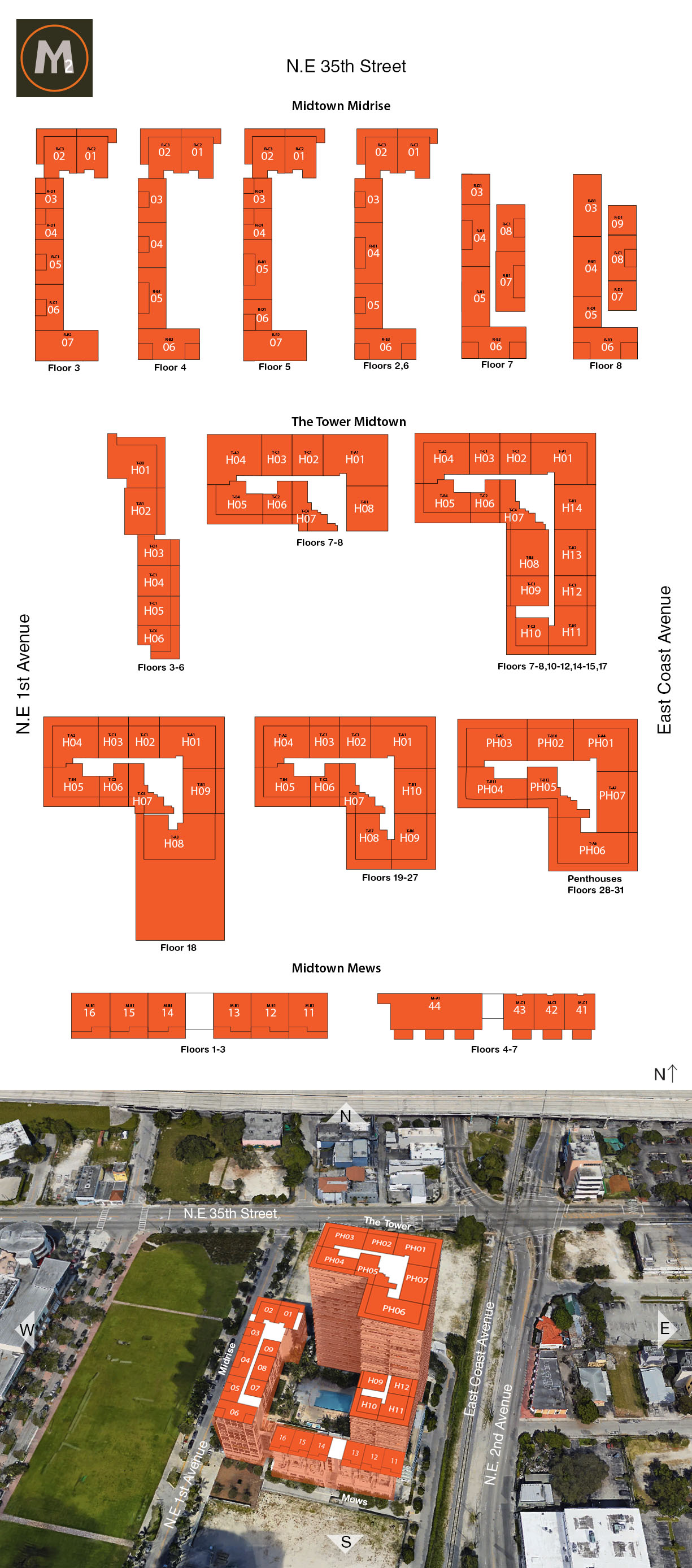Midtown 2 Floor Plans