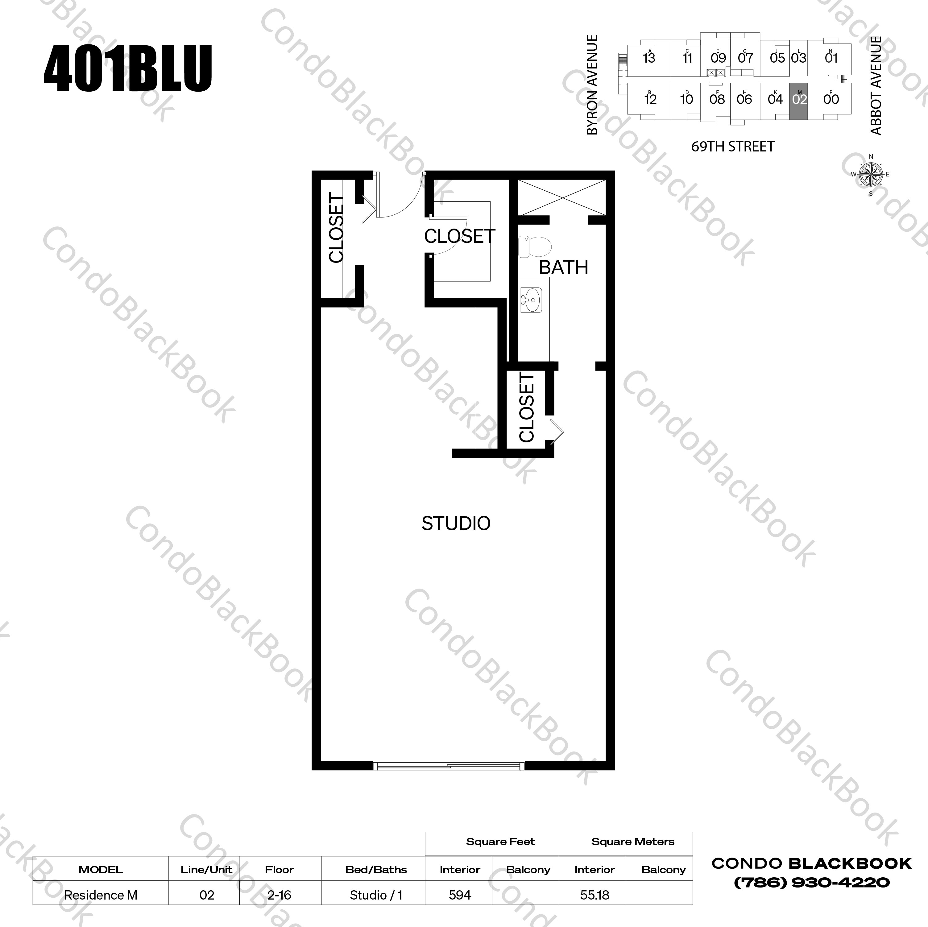 401 Blu Condo Unit 202 Condo for Rent in North Beach Miami Beach