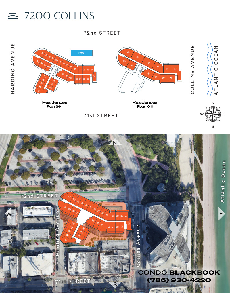 7200 Collins Floor Plans
