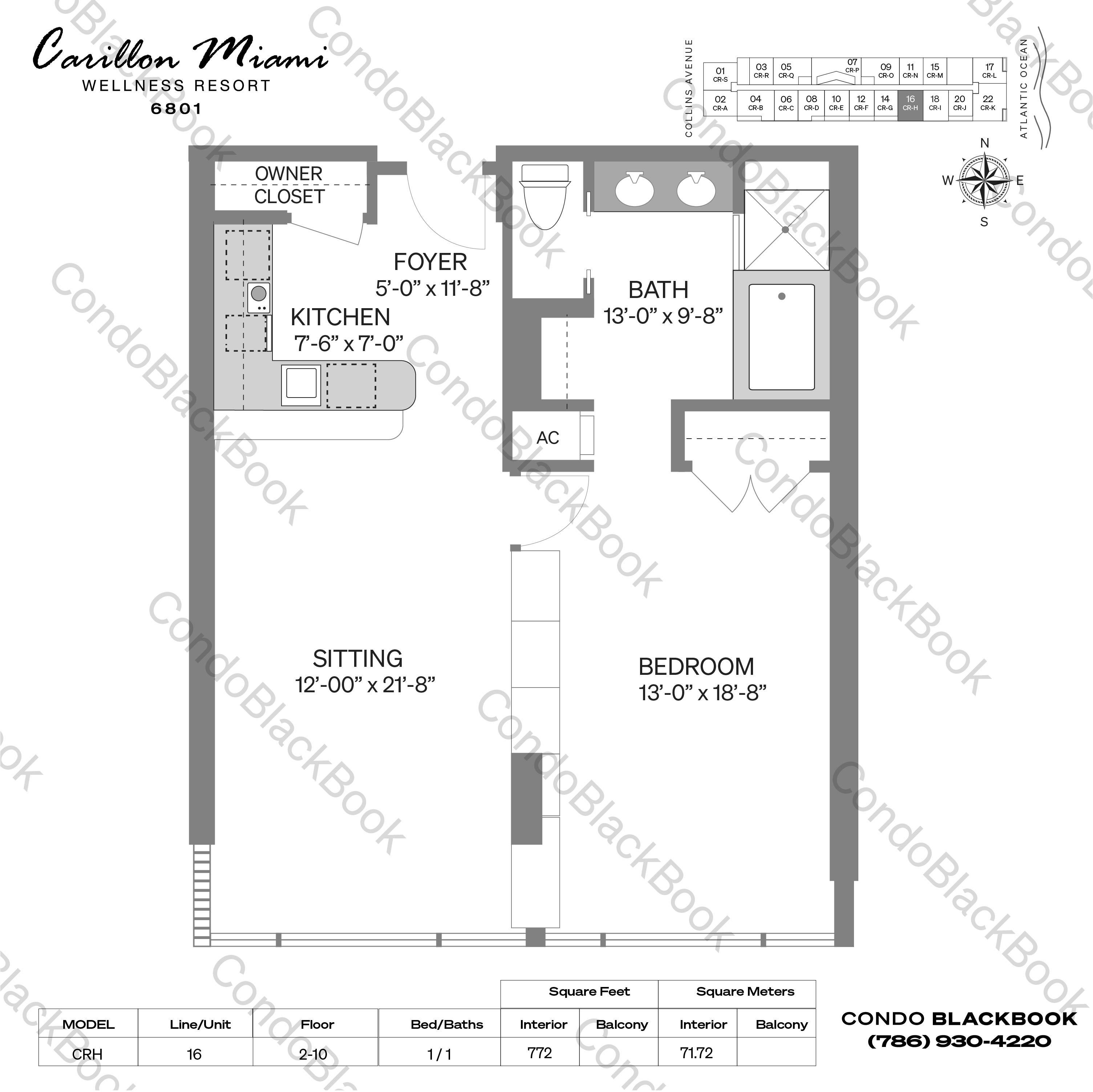 Carillon Center Tower Wellness Resort & Residences Unit 616 Condo for
