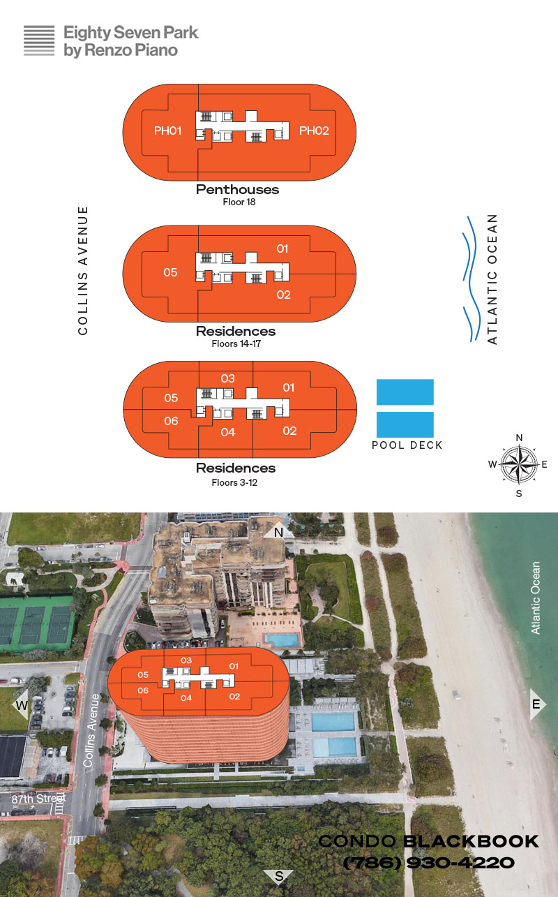 Eighty Seven Park Floor Plans