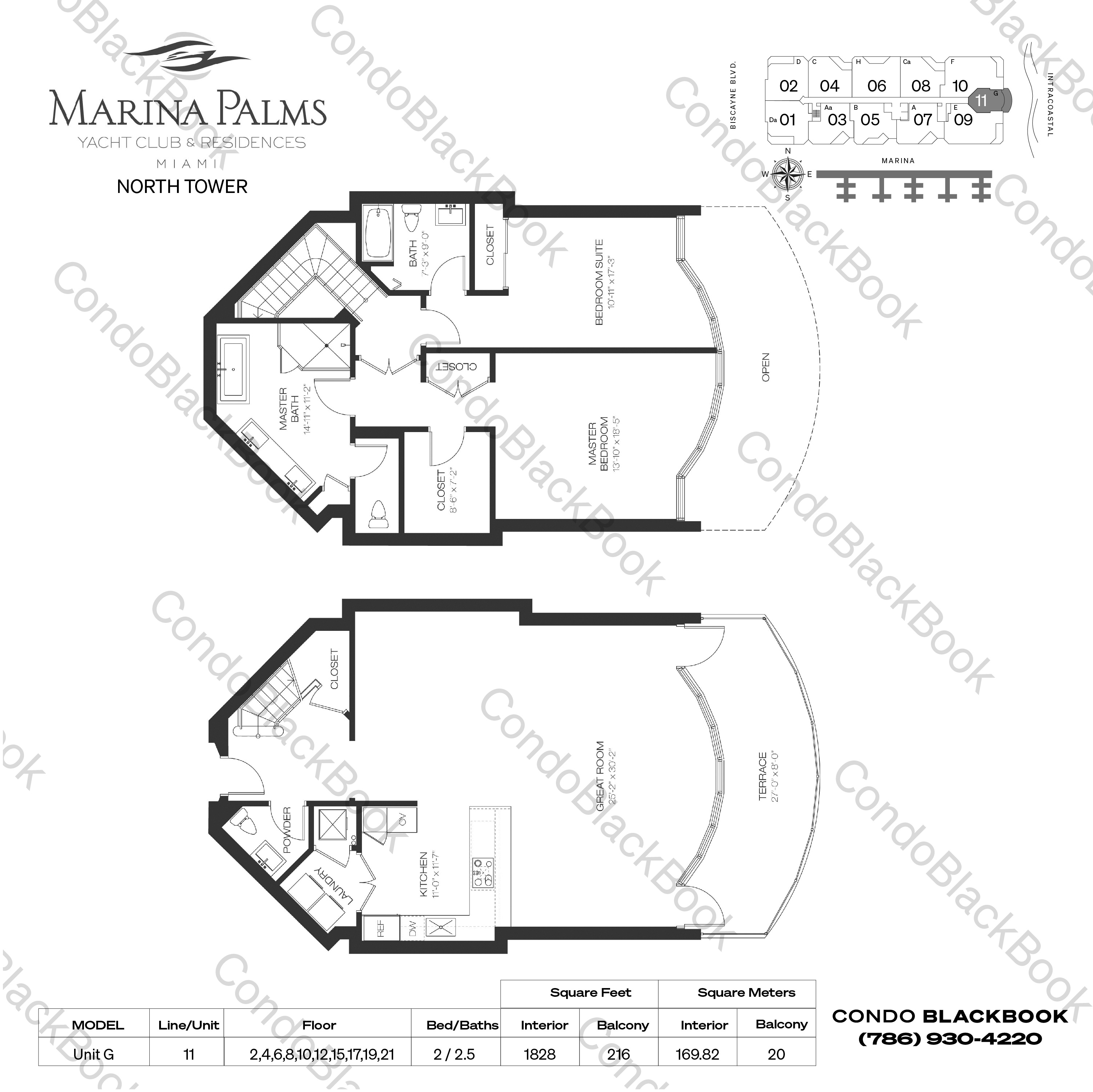Marina Palms Yacht Club and Residences North Tower Unit 2111 Condo in