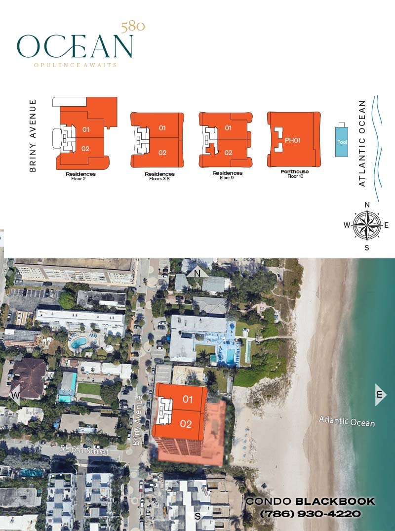 Ocean580 Floor Plans