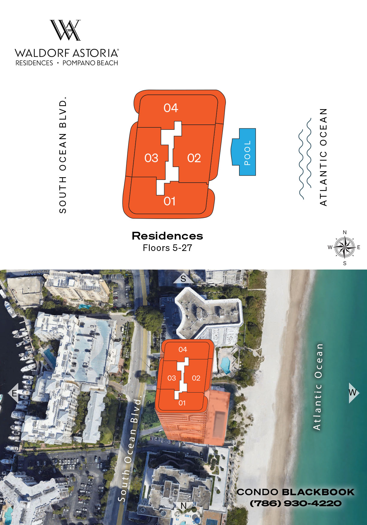 Waldorf Astoria Pompano Beach Floor Plans