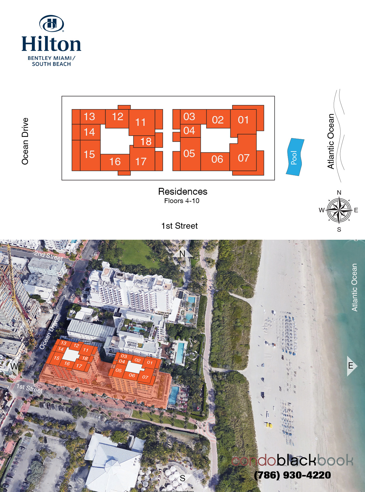 Bentley Beach Hilton Floor Plans