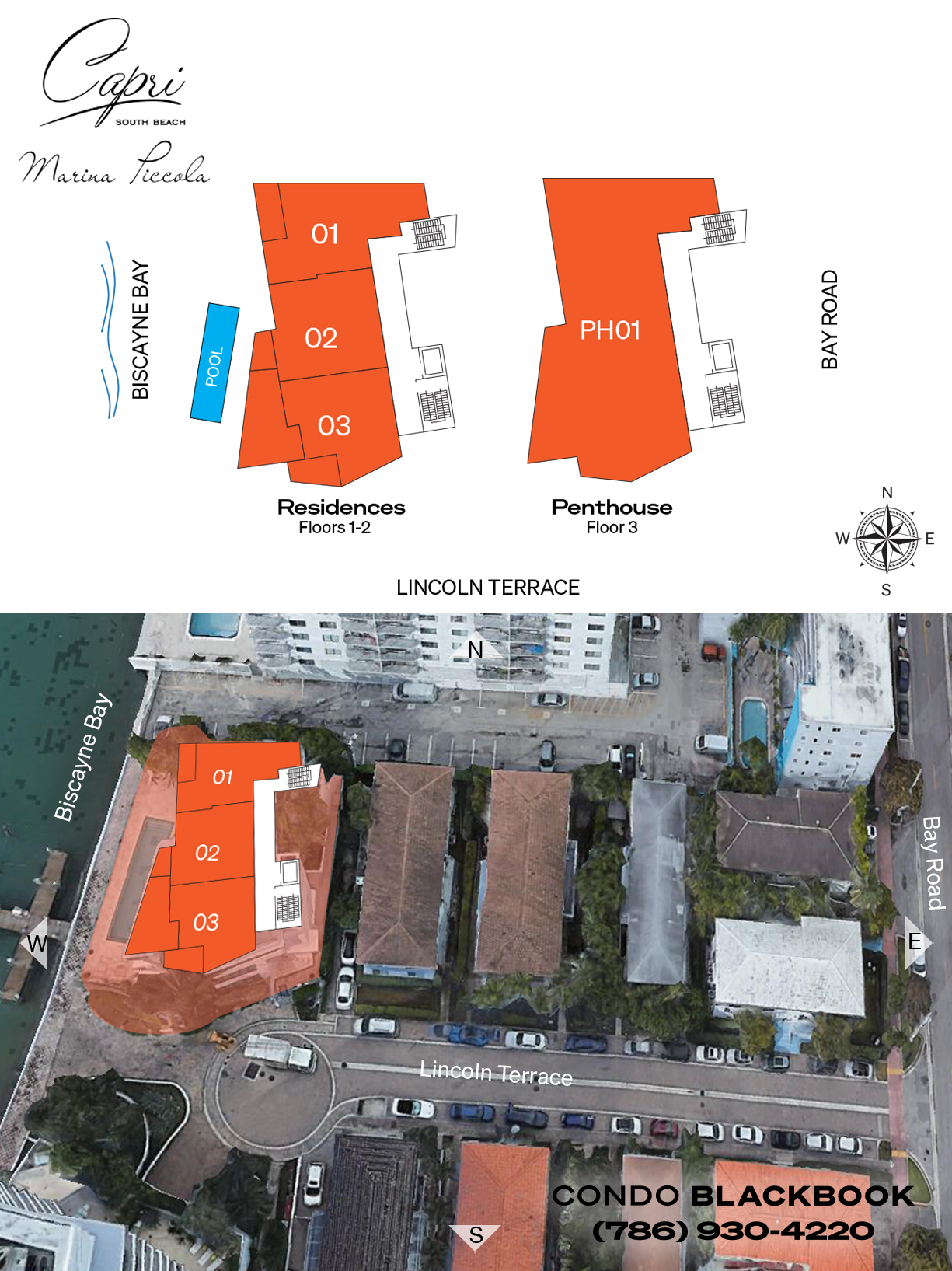 Capri Marina Piccola Floor Plans