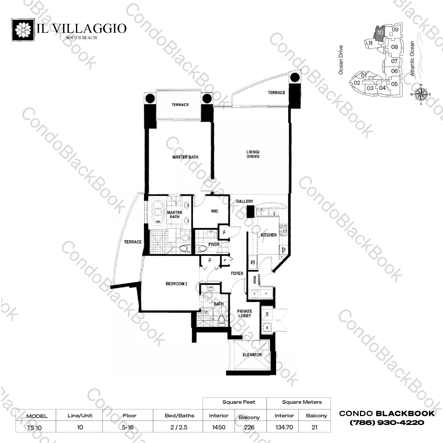 Il Villaggio Unit 810 Condo in South Beach Miami Beach Condos