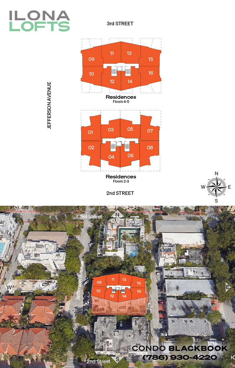 Ilona Lofts Floor Plans