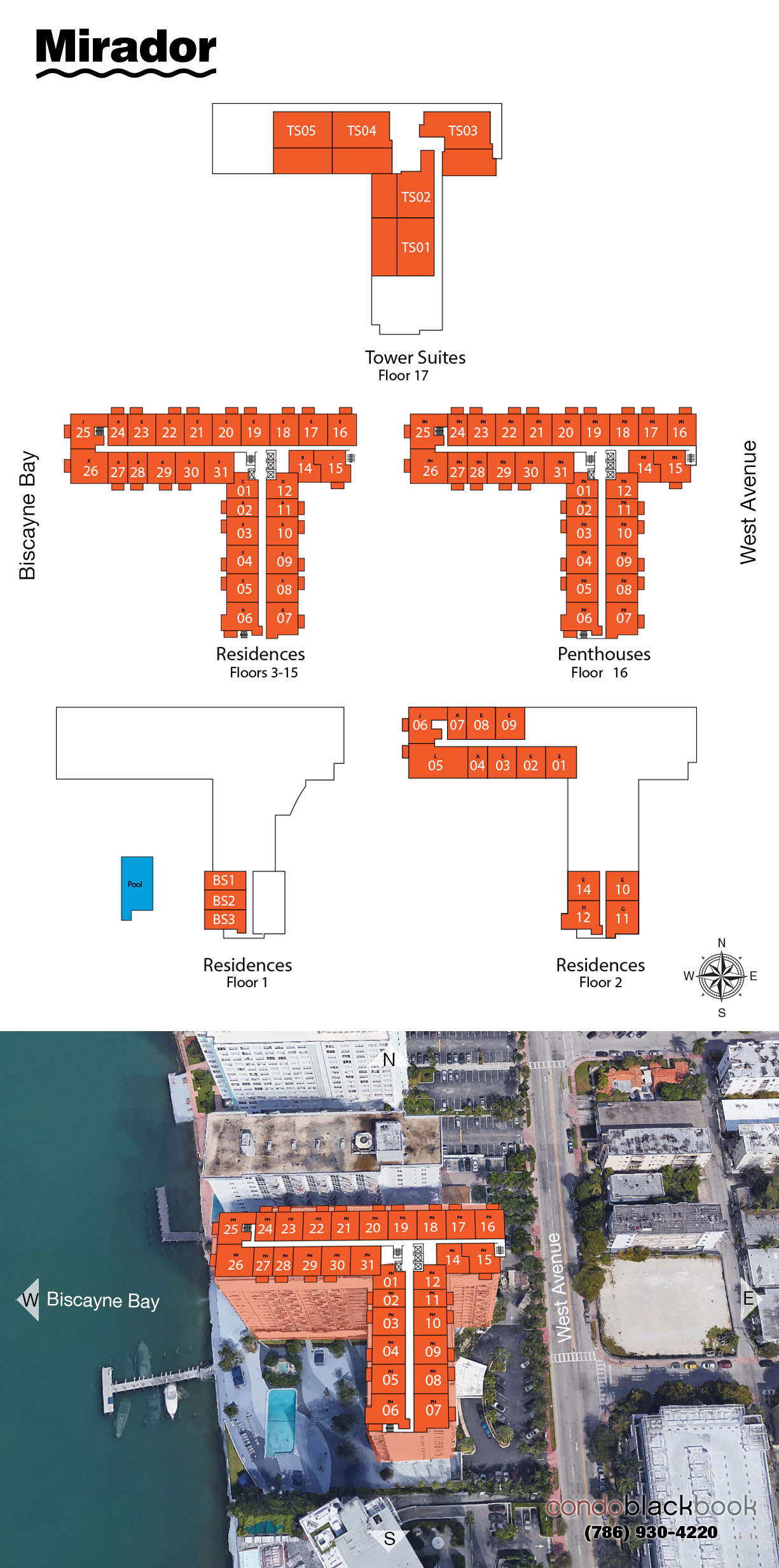 Mirador North Floor Plans