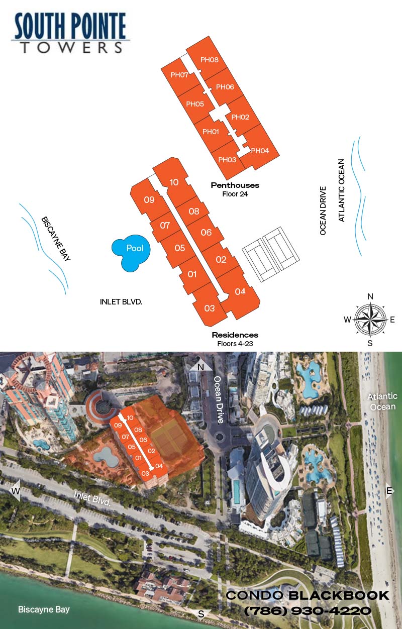 South Pointe Tower Floor Plans