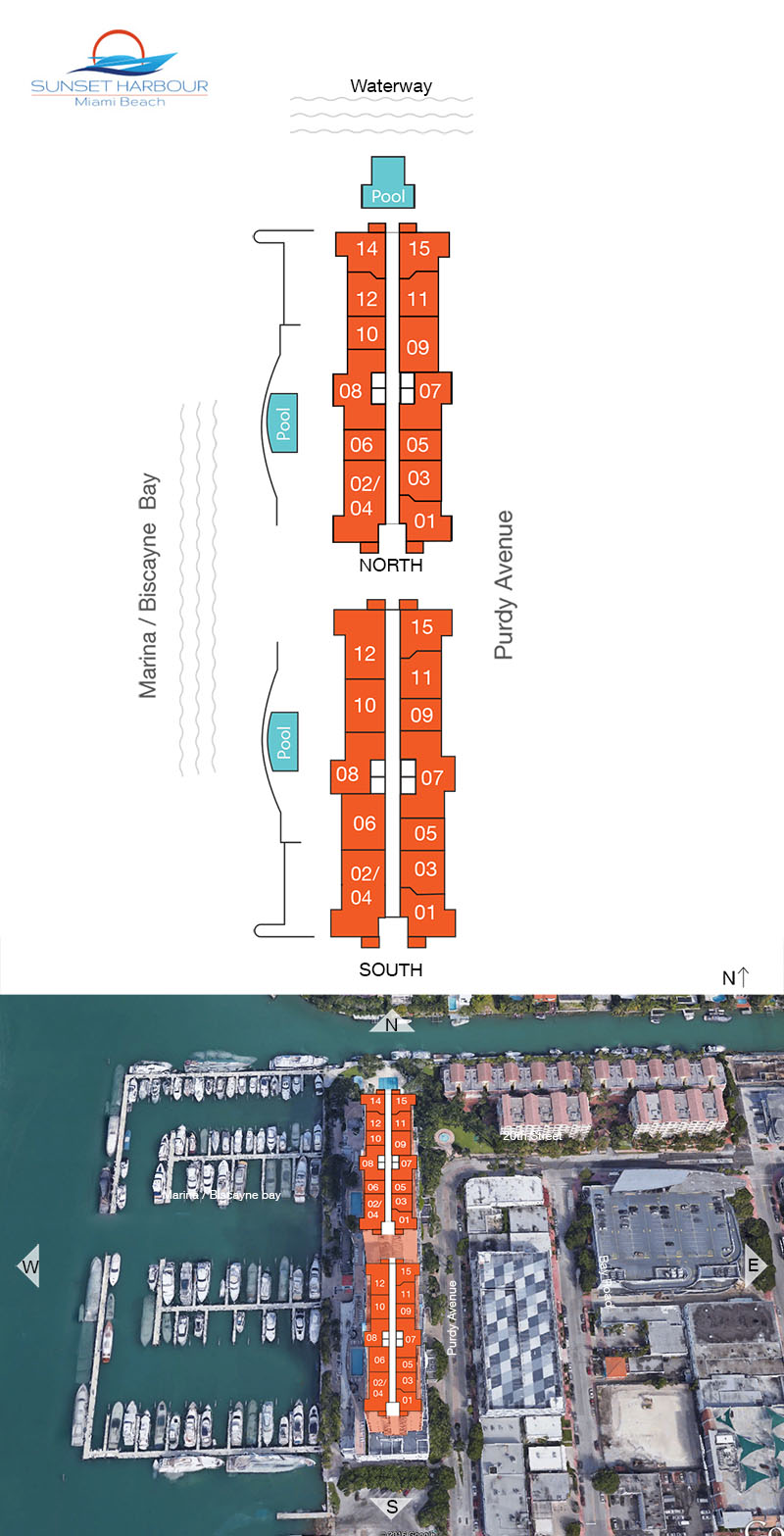 Sunset Harbour Floor Plans