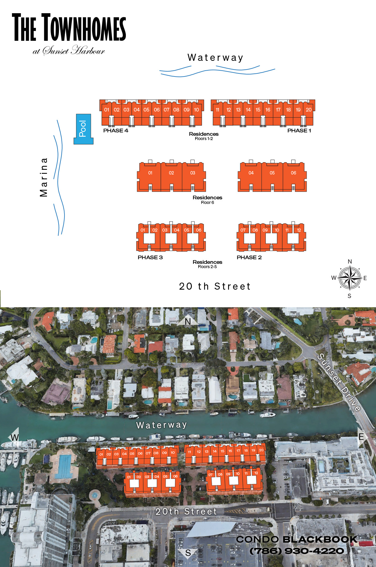 Townhomes at Sunset Harbour Floor Plans