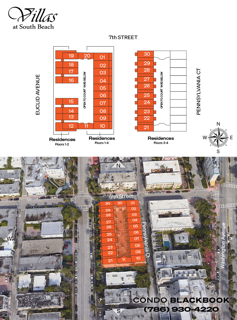 Villas at South Beach Floor Plans