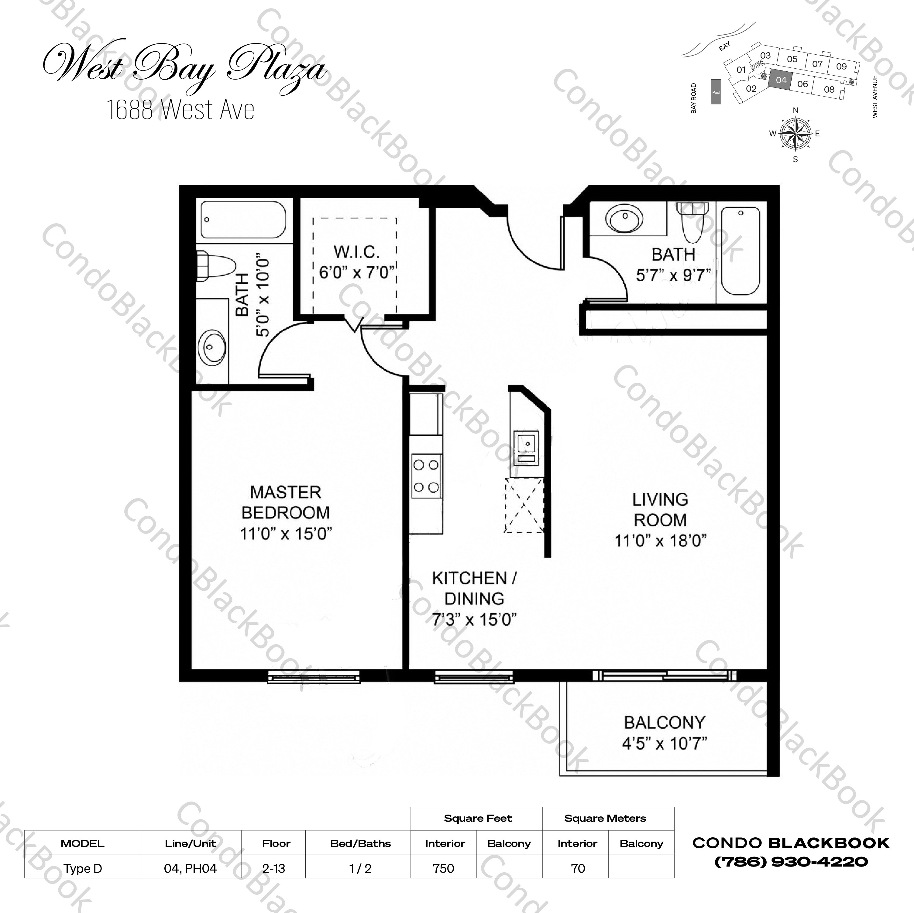 West Bay Plaza Unit 304 Condo in South Beach Miami Beach Condos