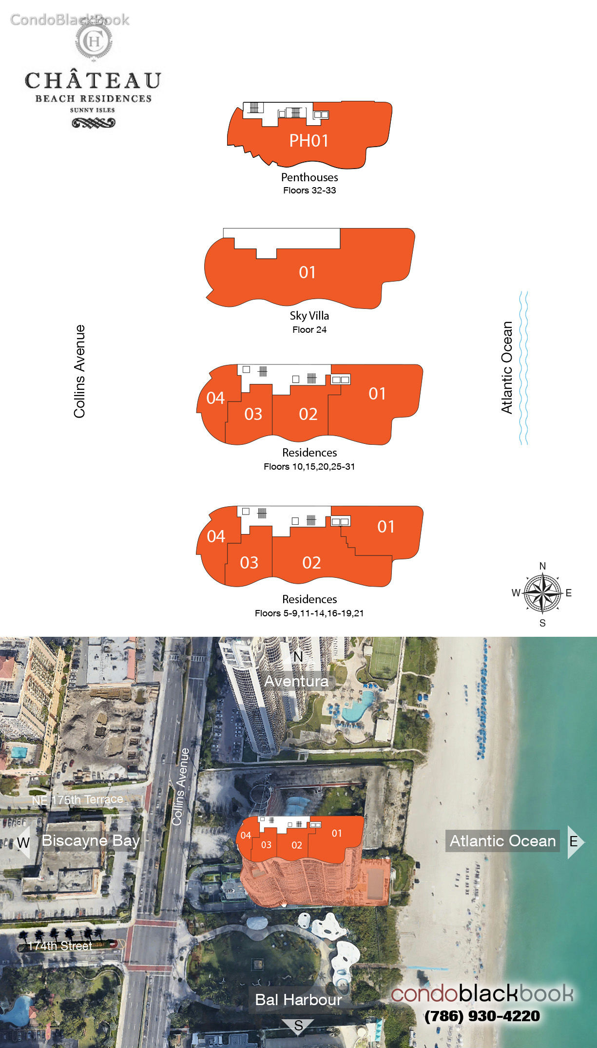 Chateau Beach Residences Floor Plans