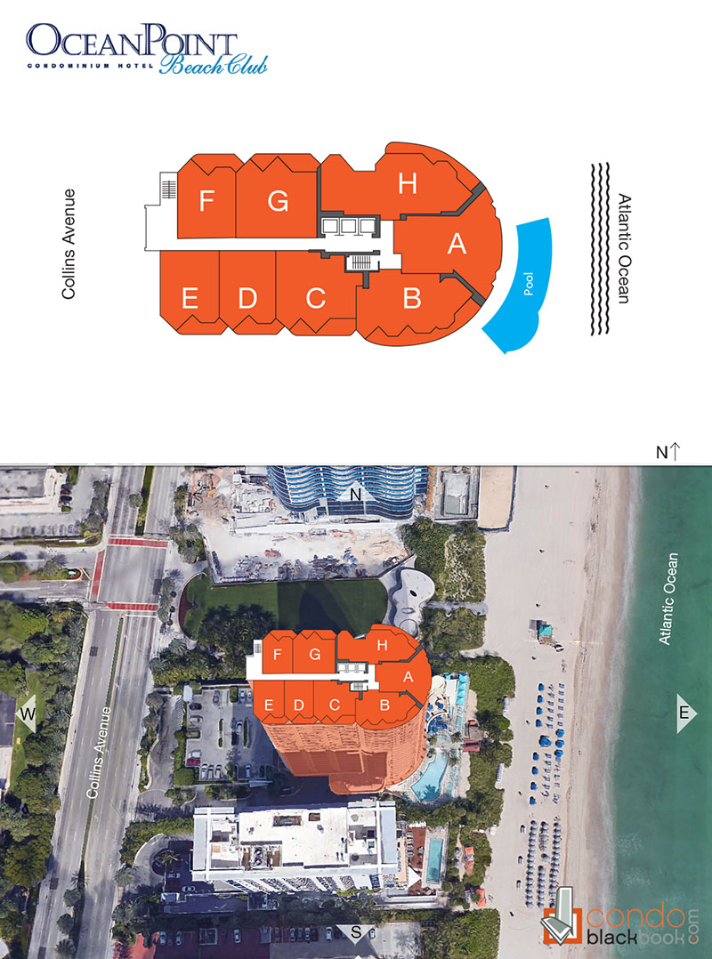 Ocean Point Beach Club Floor Plans
