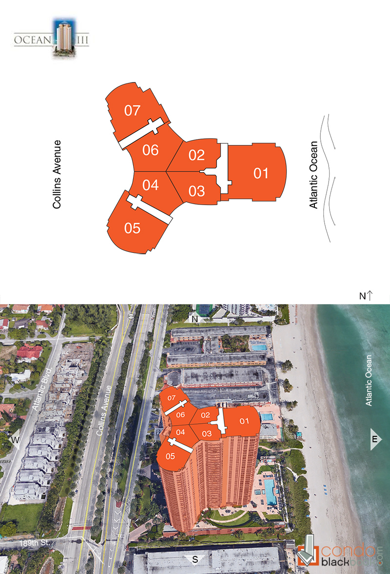 Ocean Three Floor Plans