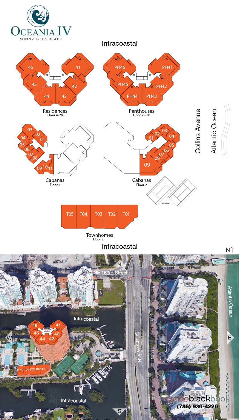 Oceania IV Floor Plans