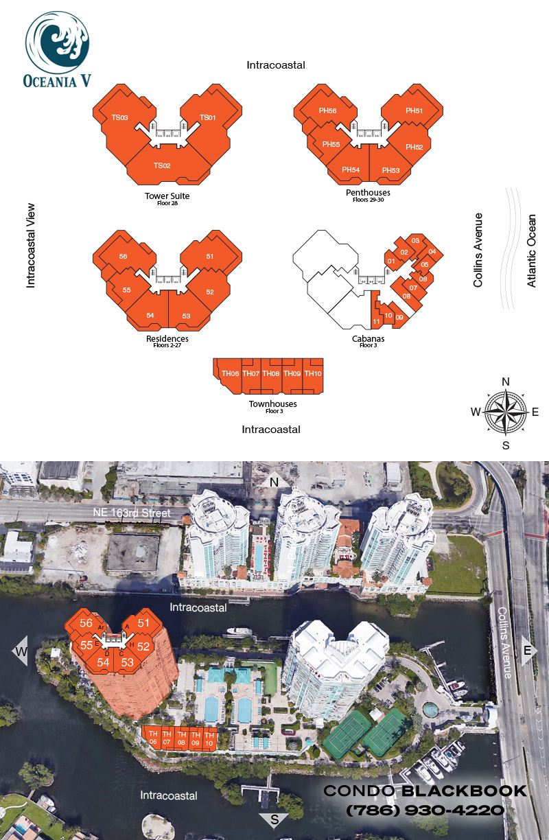 Oceania V Floor Plans