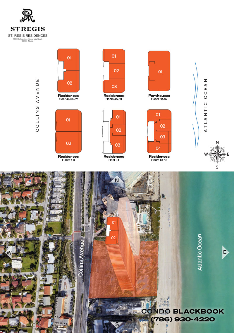 St. Regis Sunny Isles Residences Floor Plans