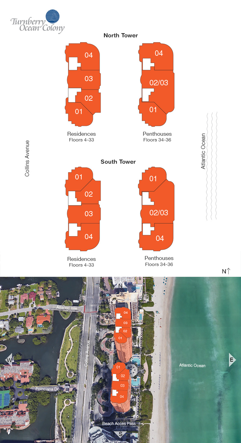 Turnberry Ocean Colony Floor Plans
