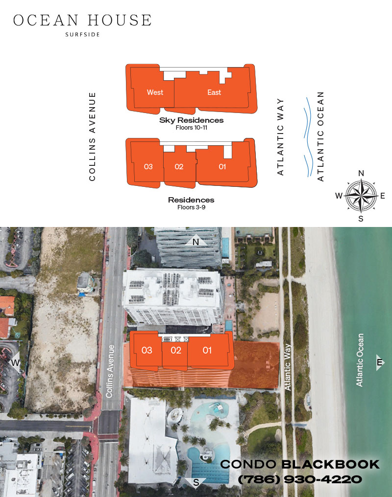 Ocean House Surfside Floor Plans