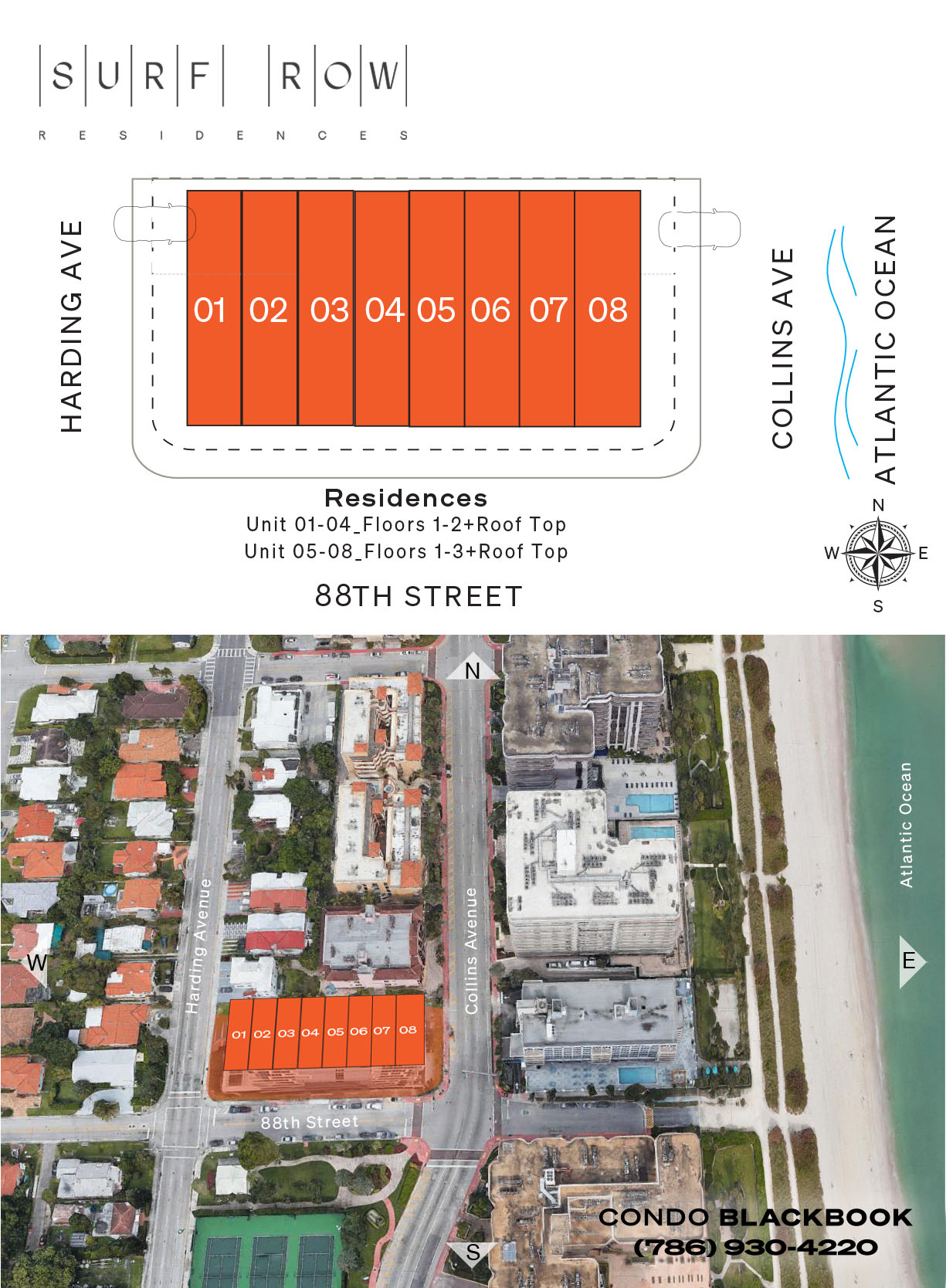Surf Row Residences Floor Plans