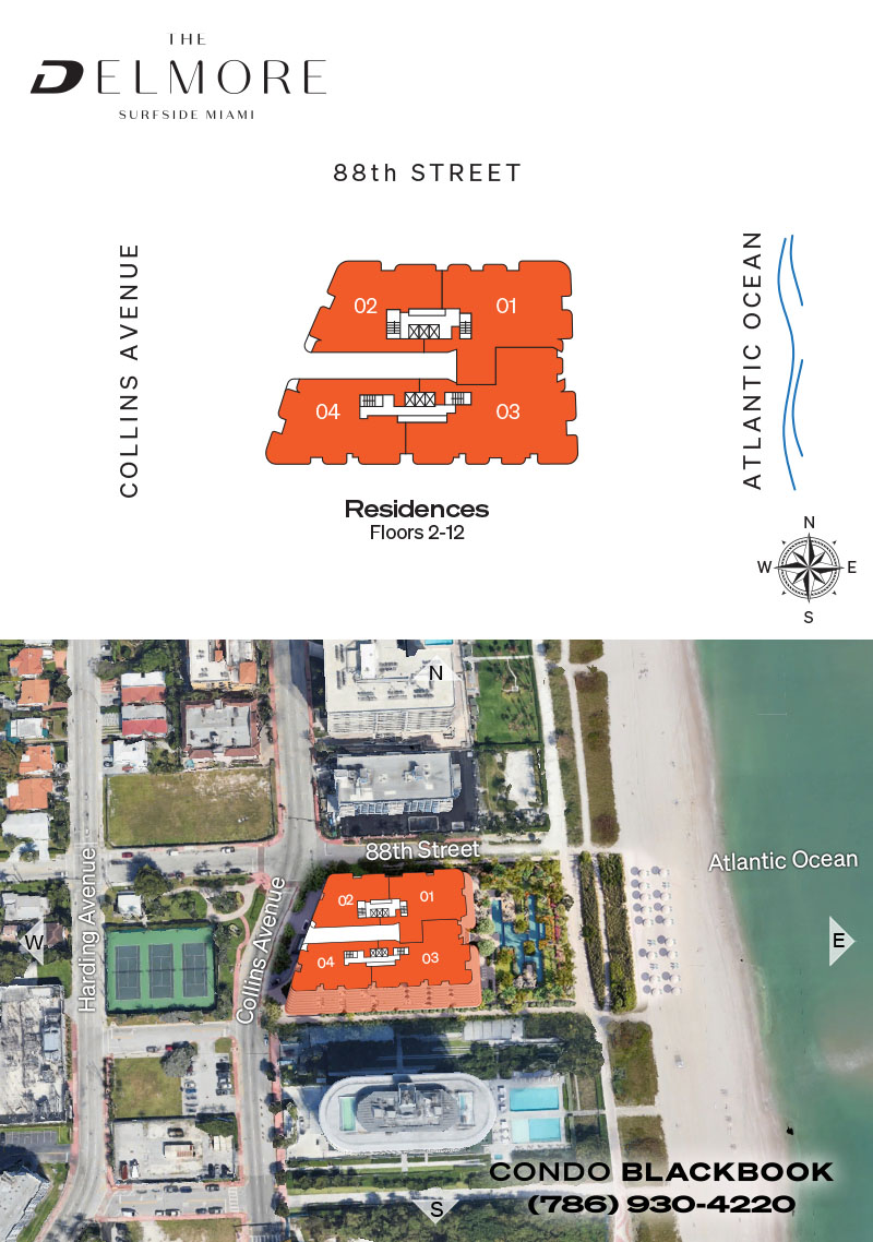 The Delmore Surfside Floor Plans
