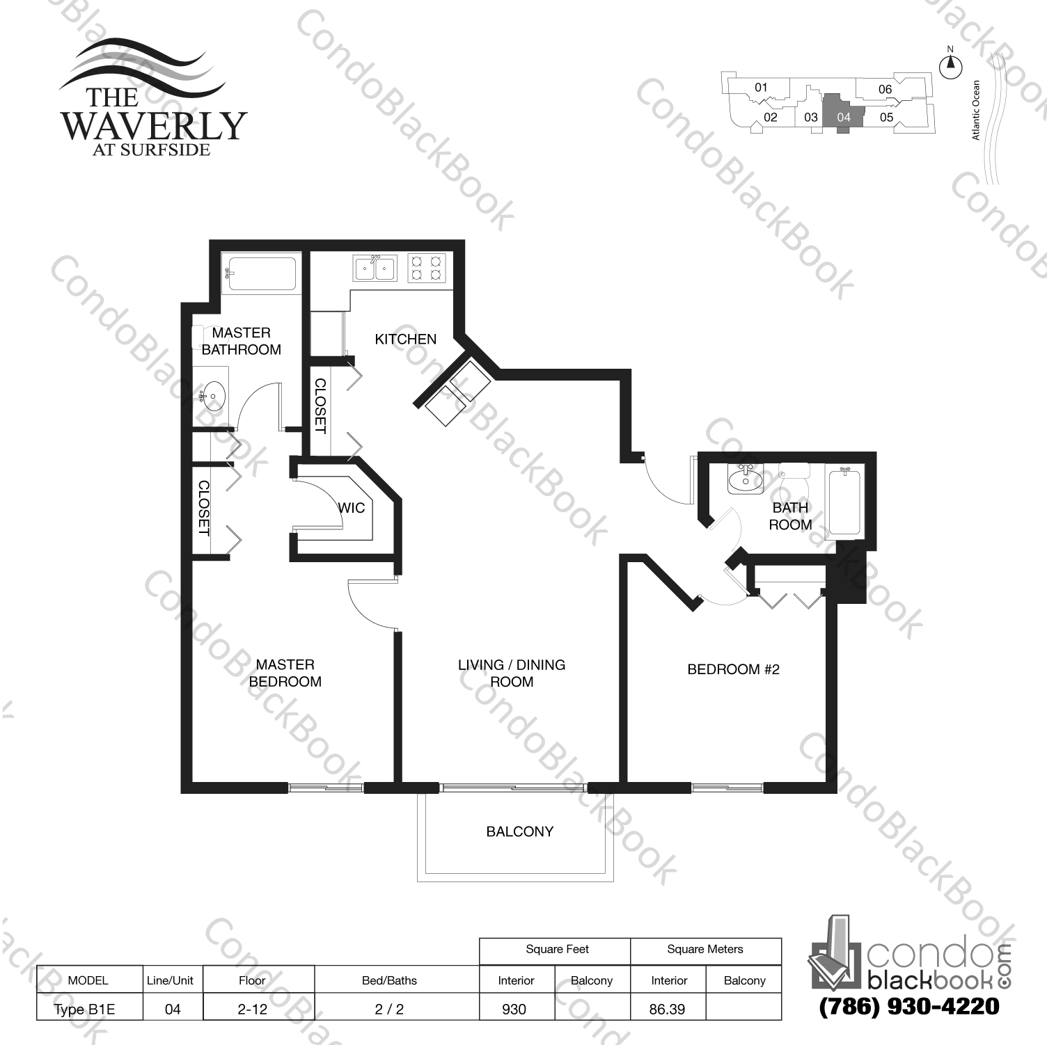 The Waverly at Surfside Unit 1124 Condo in Surfside CondoBlackBook