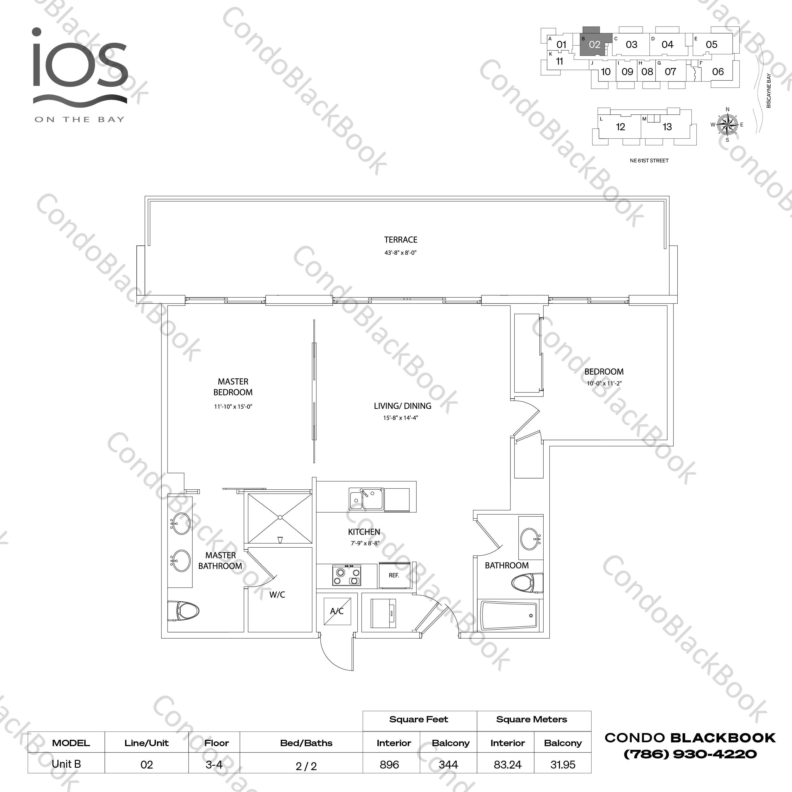 IOS on the Bay Unit 402 Condo for Rent in Upper East Side Miami