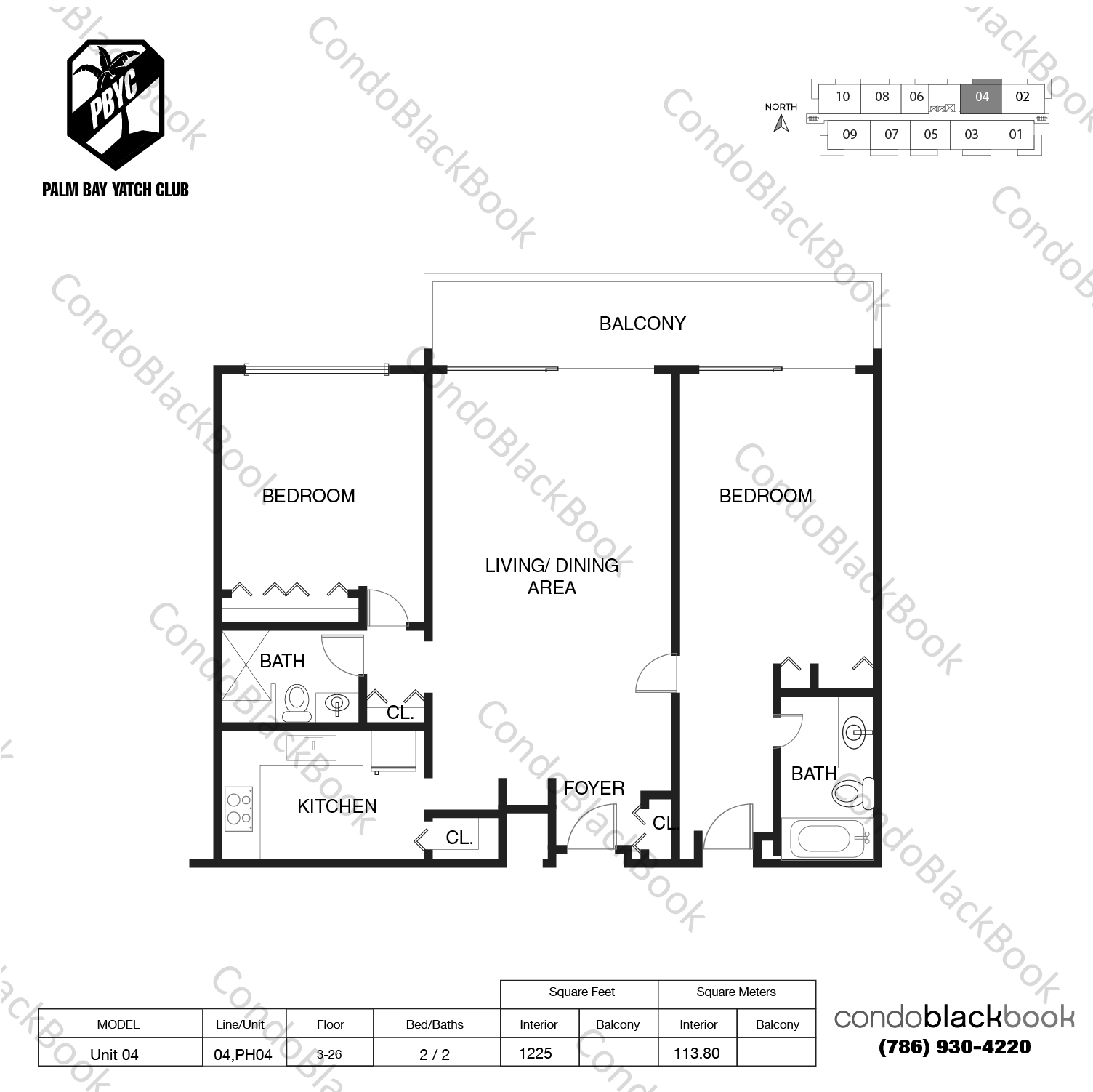 Palm Bay Yacht Club Unit 804 Condo in Upper East Side Miami Condos