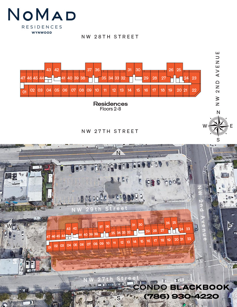 NoMad Wynwood Residences Floor Plans