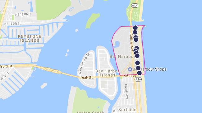 Bal Harbour Map