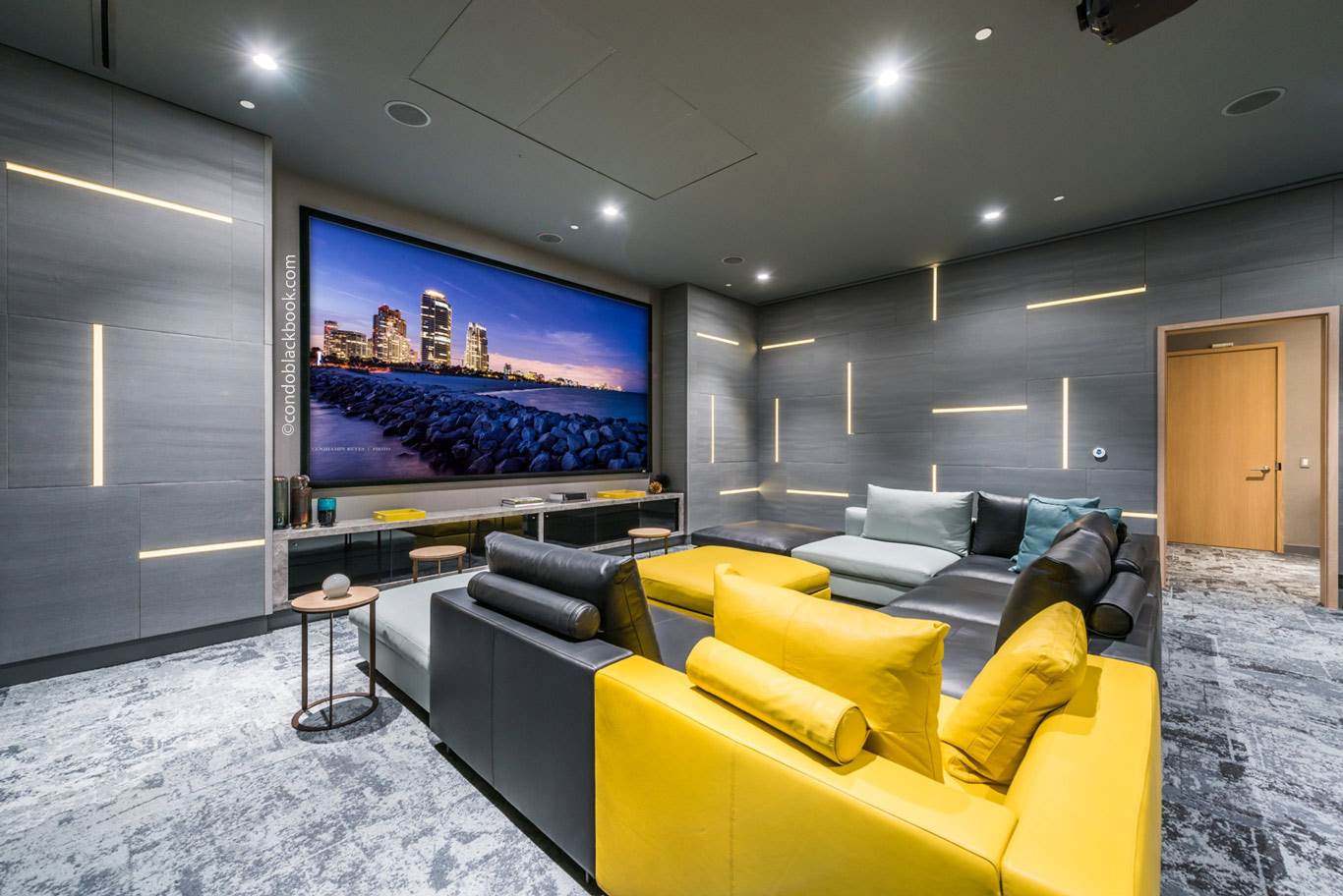 Brickell Heights Theatre Room