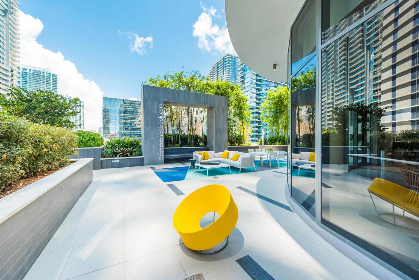 Brickell Heights Pool Deck Seating