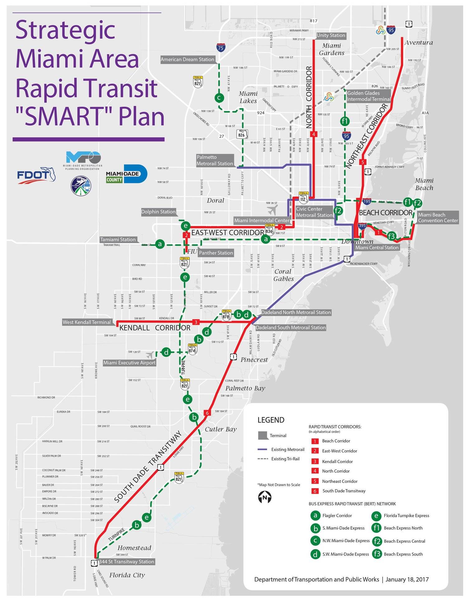 Strategic Miami Area Rapid Transit "SMART" Plan