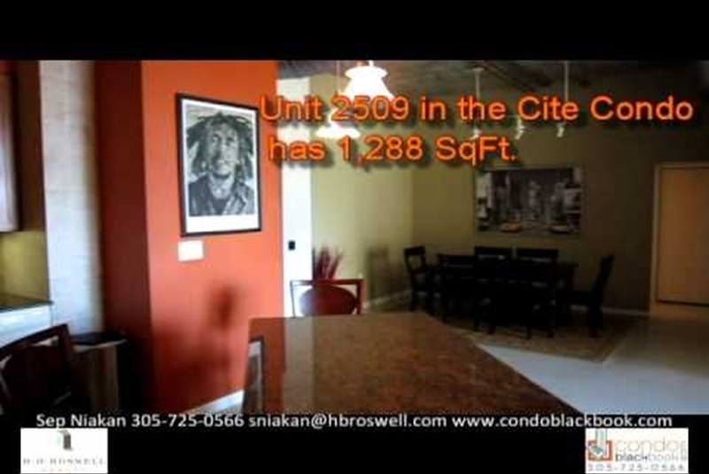Cite Condo in Downtown Miami - Loft Unit 2509 for Sale - Video Tour