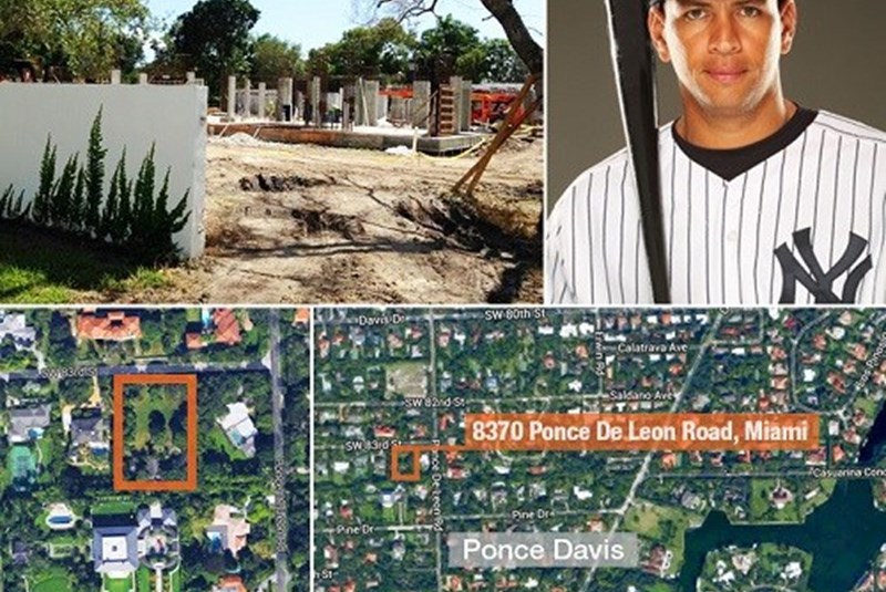 A-Rod Builds New Luxury Home in Ponce Davis