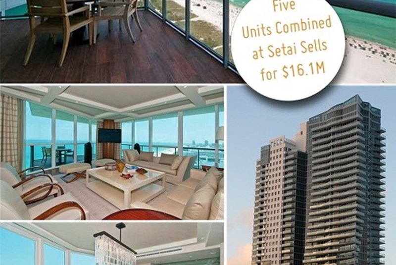 Five Condo Units Combined into One Mega Unit Sold for $16.1 Million at the Setai