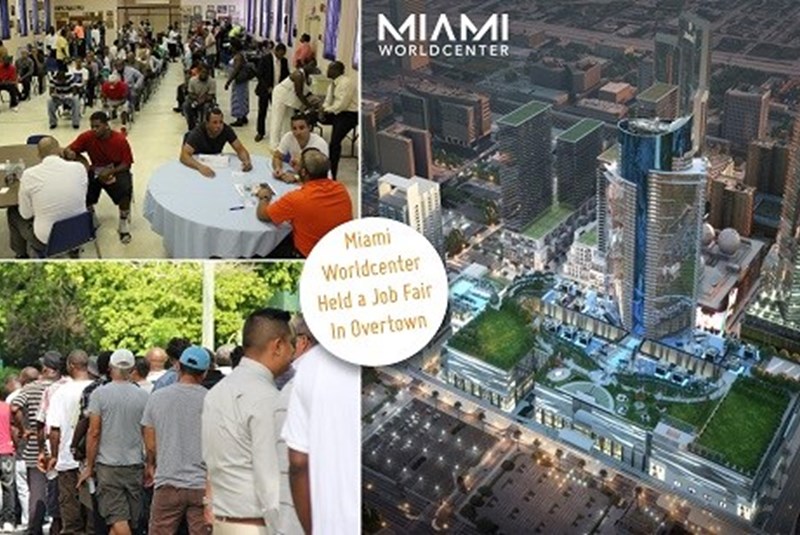 The Miami Worldcenter Held a Job Fair for Hundreds of Residents in Overtown