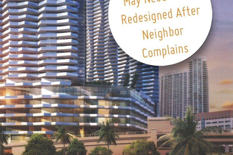 Intensity Complaints From Neighbors of One Brickell. Will It Call For Redesign?