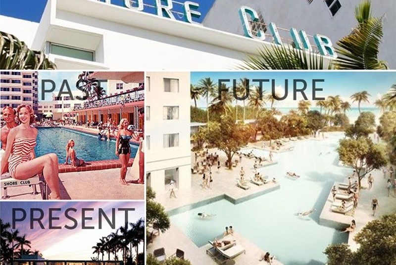 We Love Historic Architecture But Miami Beach Shore Club Hotel's New Pool Deck Is Hot Too