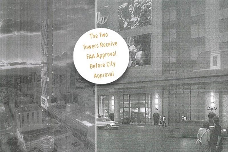 The Two Towers Receive FAA Approval Before City Approval