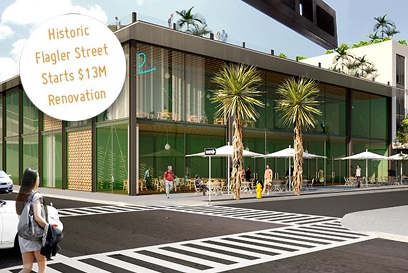 Historic Flagler Street Starts $13 Million Renovation to Modernize and Transform the Area