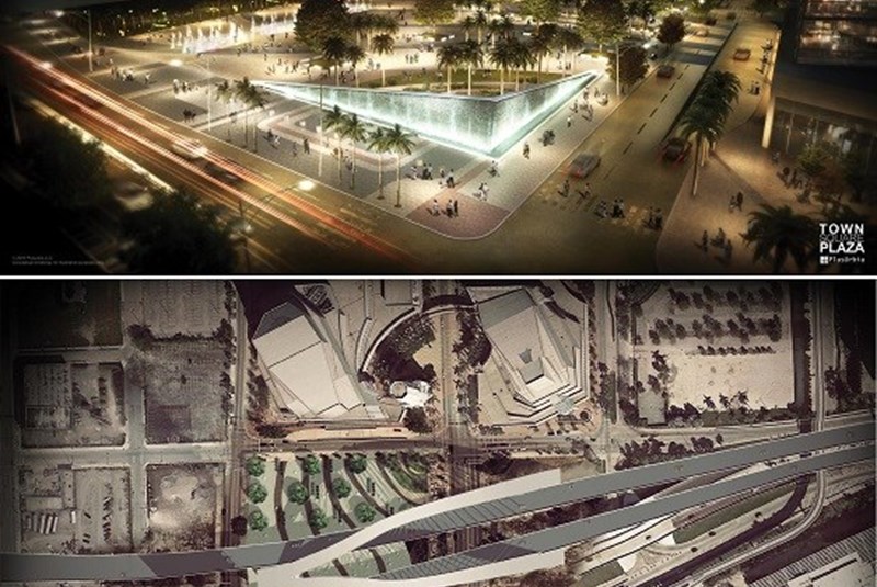 Developers Release Designs for Open Space Plaza Being Created below the I-395’s Signature Bridge