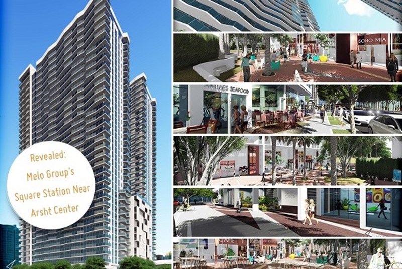 New Massive Apartment Project, Square Station, Coming Near the Arsht Center