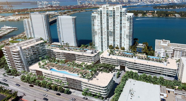 44-story condo tower by Crescent Heights – South Beach