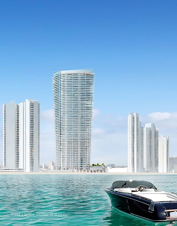 Residences by Armani Casa - Rendering of East facade